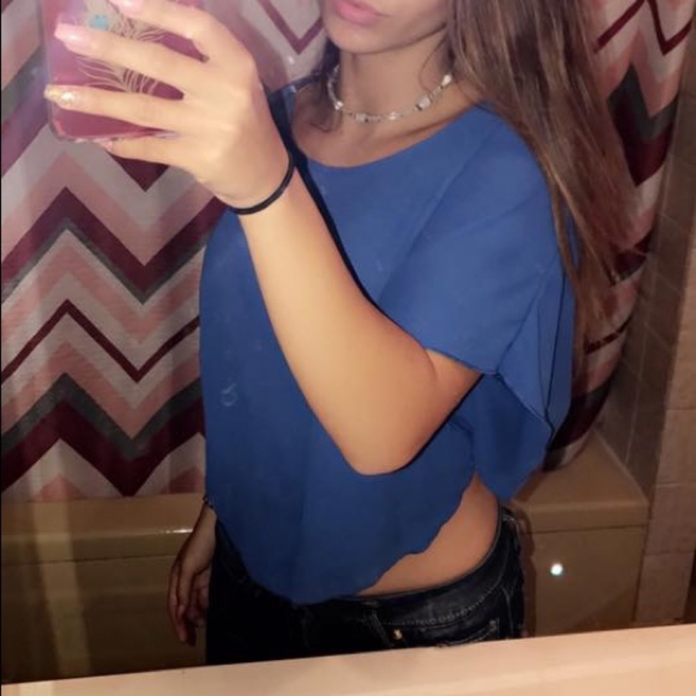 Blue blouse